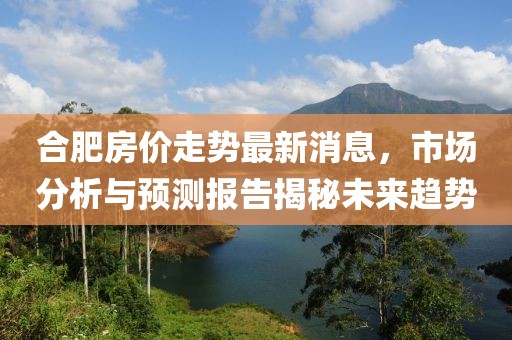 合肥房價走勢最新消息，市場分析與預測報告揭秘未來趨勢