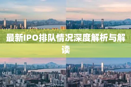 最新IPO排隊情況深度解析與解讀